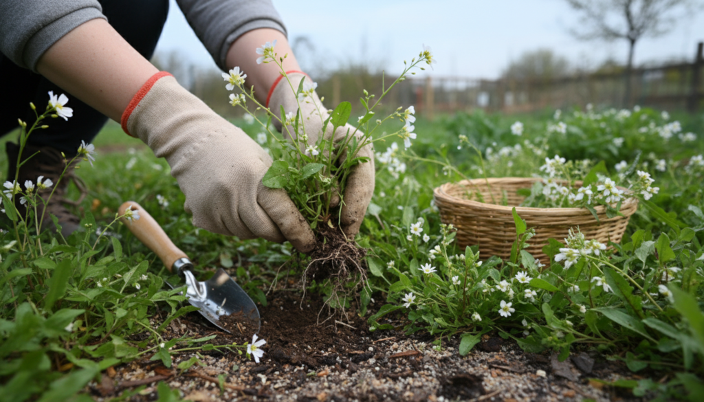 découvrez comment identifier et éliminer efficacement les mauvaises herbes à fleurs blanches dans votre jardin pour préserver la santé de vos plantes et améliorer l'esthétique de vos espaces verts.